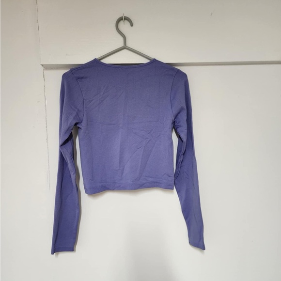 Dynamite Blue Crop Top - Picture 2 of 3